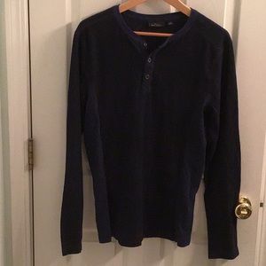 Marc Antony LS tee. Black gently worn. Great shape